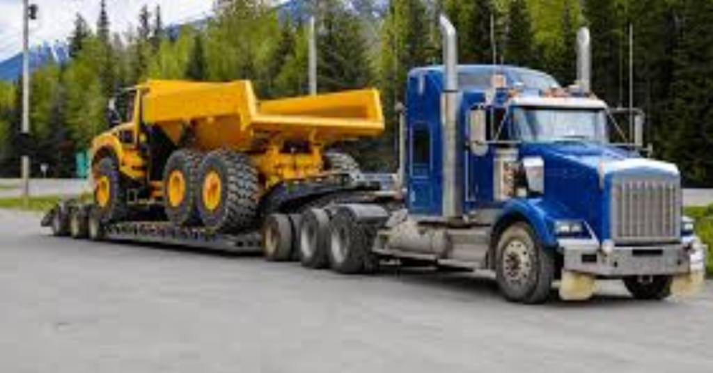 heavy equipment hauling